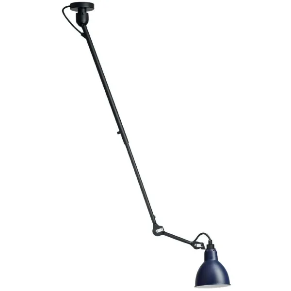 Lampe Gras - 302 L Plafondlamp Zwart/Blauw Lampe Gras