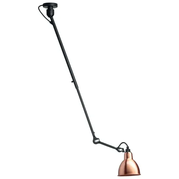 Lampe Gras - 302 L Plafondlamp Zwart/Koper Lampe Gras