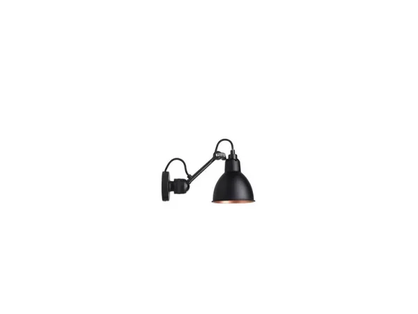 Lampe Gras - 304Sw Wandlamp Zwart/Zwart/Koper