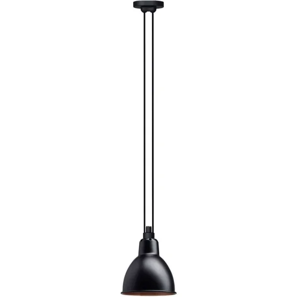 Lampe Gras - 322 L Hanglamp Round Black/Copper