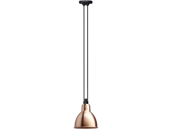 Lampe Gras - 322 L Hanglamp Round Copper Lampe Gras