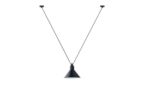 Lampe Gras - 323 L Hanglamp Kegelvormig Blauw Lampe Gras