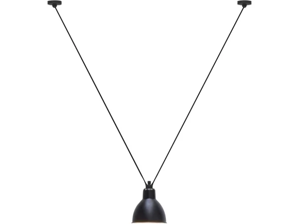 Lampe Gras - 323 L Hanglamp Round Black Lampe Gras