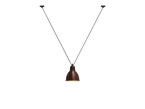 Lampe Gras - 323 XL Hanglamp Round Raw Copper
