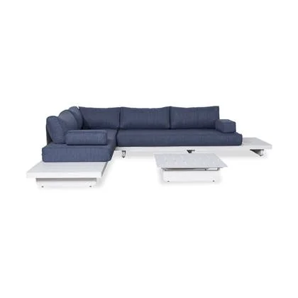 Lanterfant Loungeset Romee | Aluminium | Wit | 6 personen