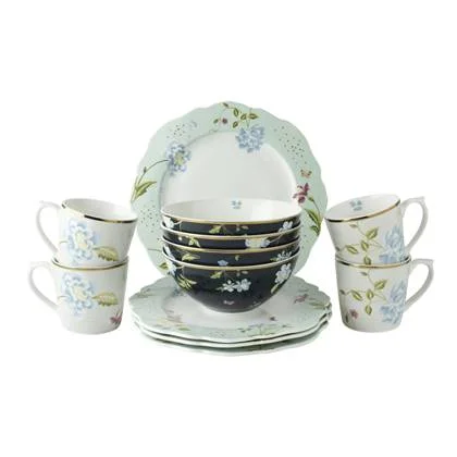 Laura Ashley Giftset 12 Delig Dinnerset