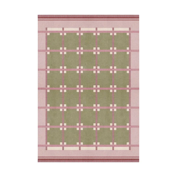 Layered Röllakan Ruth wollen vloerkleed Spring grass, 200x300 cm