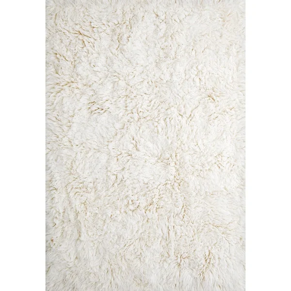 Layered Shaggy vloerkleed 180x270 cm Off White