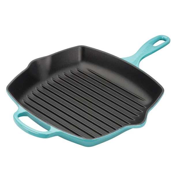 Le Creuset Le Creuset grillpan 26 cm Caraïbisch blauw