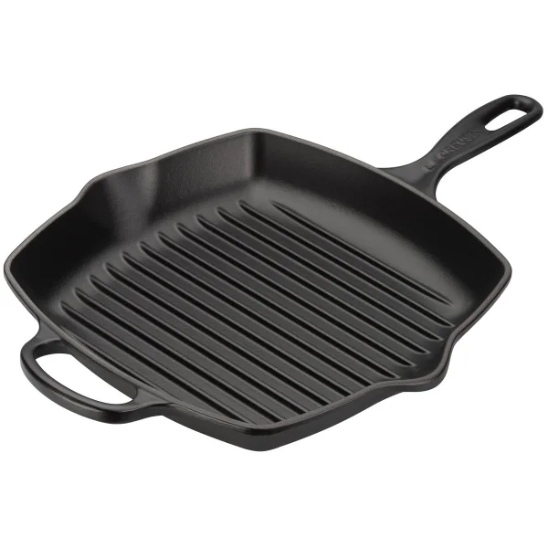 Le Creuset Le Creuset grillpan 26 cm Mat zwart