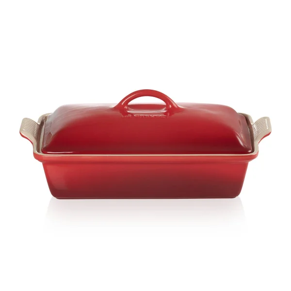 Le Creuset Le Creuset Heritage ovenschaal met deksel 3,8 l Cerise