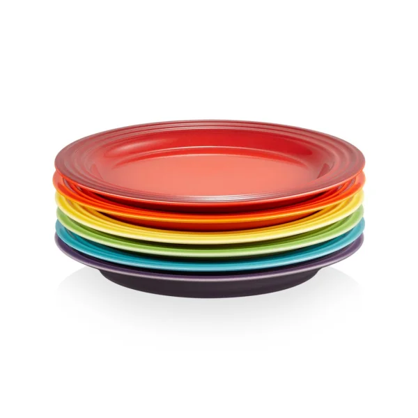 Le Creuset Le Creuset Signature bord 22 cm 6-pack Rainbow