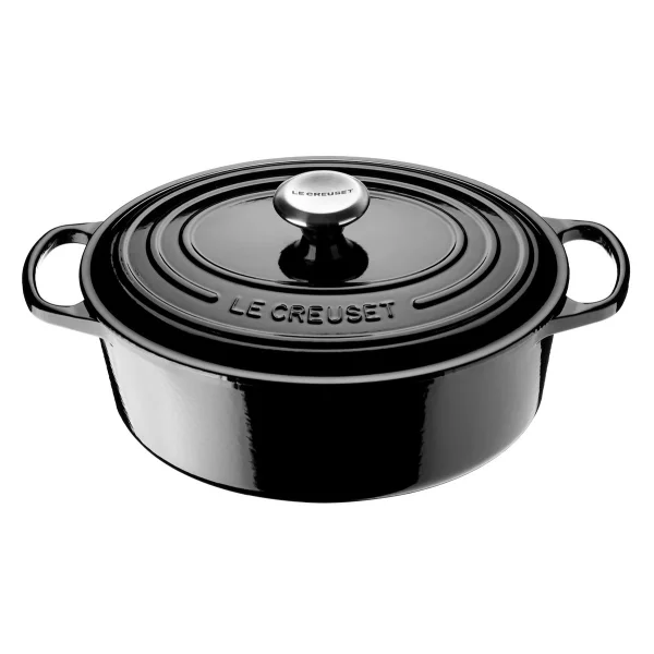 Le Creuset Le Creuset Signature ovale braadpan 4,1 L Zwart