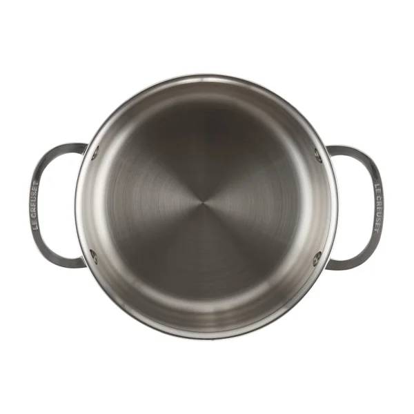 Le Creuset Signature 3-Ply diepe braadpan met deksel 3,8 l