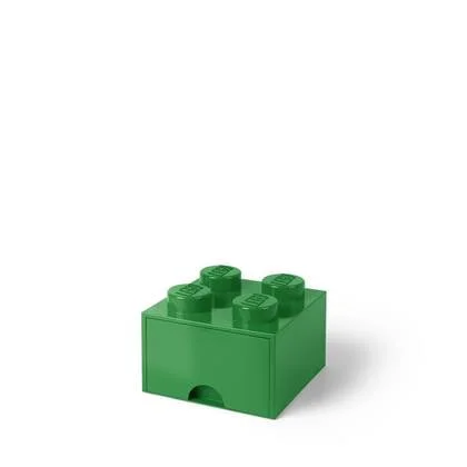 LEGO - Set van 6 - Opberglade Brick 4, Groen - LEGO