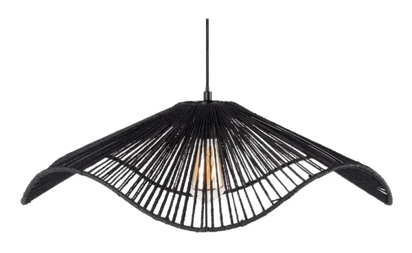 Leitmotiv Hanglamp Sombra Jute - Zwart