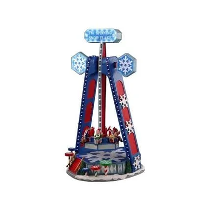 Lemax - &apos;The Spinning Snowflake&apos; - Verlichte attractie met animatie &
