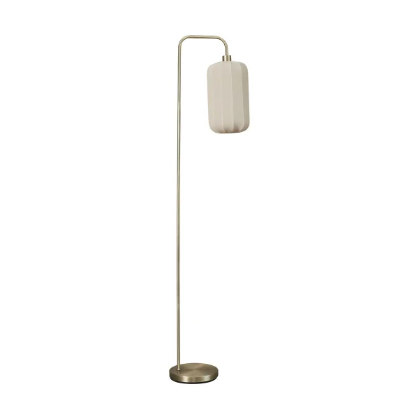 Lene Bjerre Sashie vloerlamp 160 cm Linnen-Licht Gold