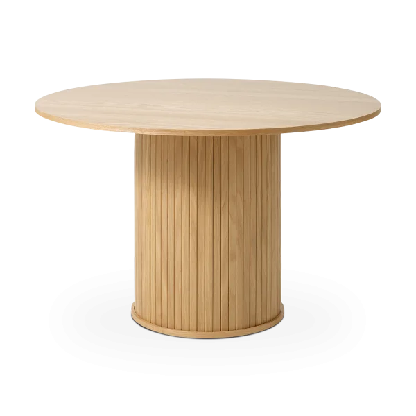 Lenn houten eettafel naturel - Ø 120 cm