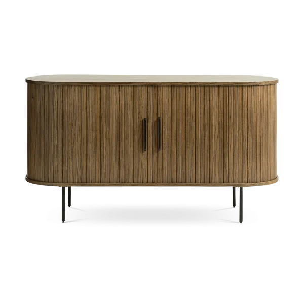 Lenn houten sideboard gerookt eiken - 140 x 45 cm