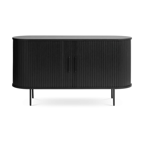 Lenn houten sideboard zwart - 140 x 45 cm