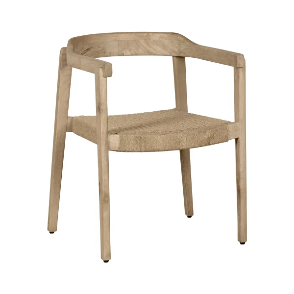 Lewis & Loft Eetkamerstoel Lemi - Rotan - FSC®-gecertificeerd mangohout - Naturel