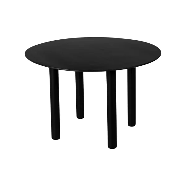 Lewis & Loft Eettafel Lian - Rond ⌀120 cm - FSC®-gecertificeerd mangohout - Zwart