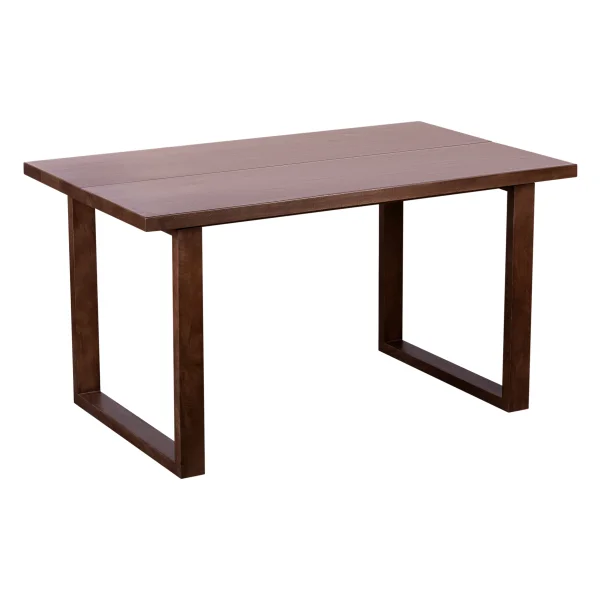 Lewis & Loft Eettafel Lore - Rechthoek - FSC®-gecertificeerd mangohout - 140x85 cm - Walnoot bruin