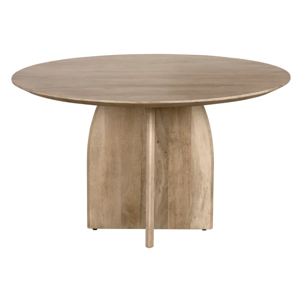 Lewis & Loft Eettafel Lupe - Rond ⌀130 - FSC®-gecertificeerd mangohout - Naturel