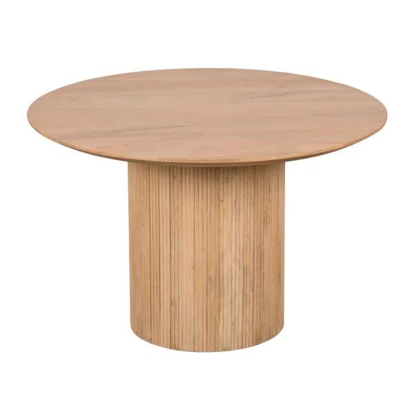 Lewis & Loft Lynn Ronde Eettafel Ø 120 cm - FSC®-gecertificeerd mangohout - Naturel