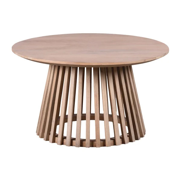 Lewis & Loft Salontafel Levi - FSC® mangohout - Rond 70 - Naturel