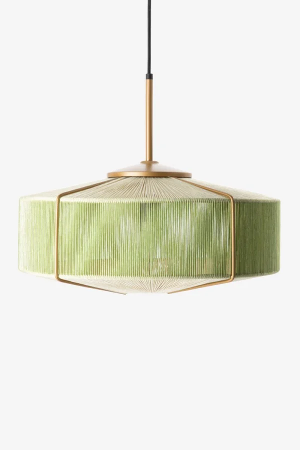 Lichtgroene hanglamp Aural shades Medium