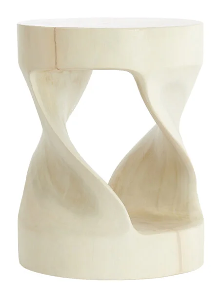 Light & Living Bijzettafel Lovago 35cm - Naturel - Rond