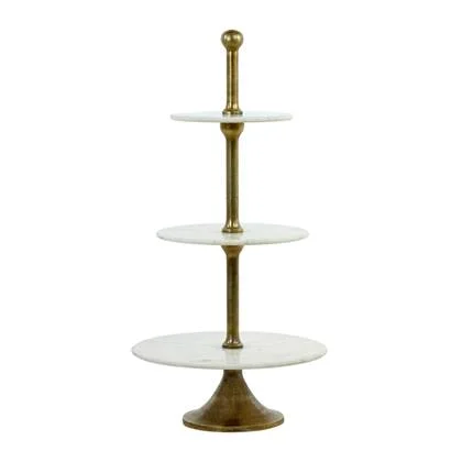 Light & Living - Etagere VERMENTINO - Ø51x100cm - Wit