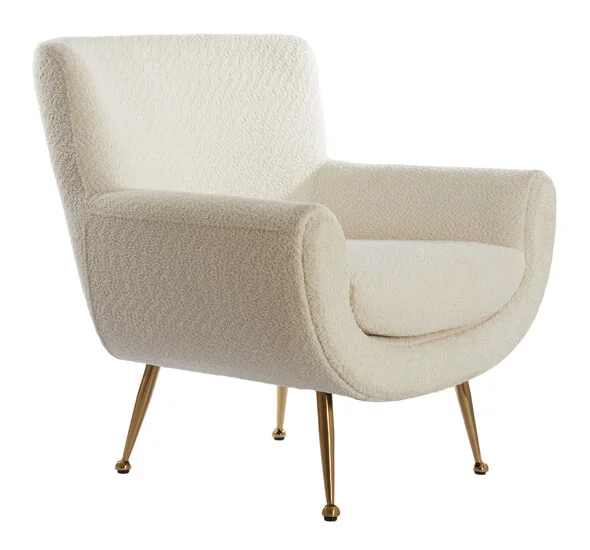 Light & Living Fauteuil Vinstra Bouclé