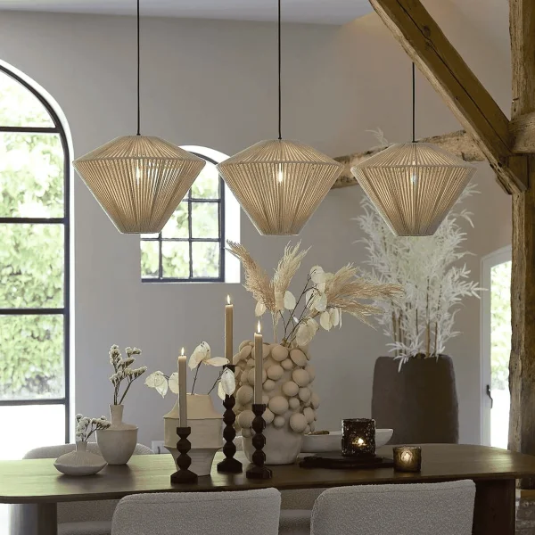 Light & Living Hanglamp Felida 3-lamps - Crème