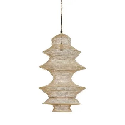 Light & Living - Hanglamp NAKISHA - Ø48x82cm - Bruin