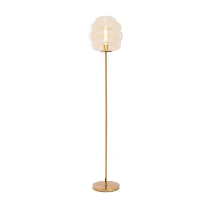 Light & Living Misty vloerlamp Ø30x160 cm - amber|goud