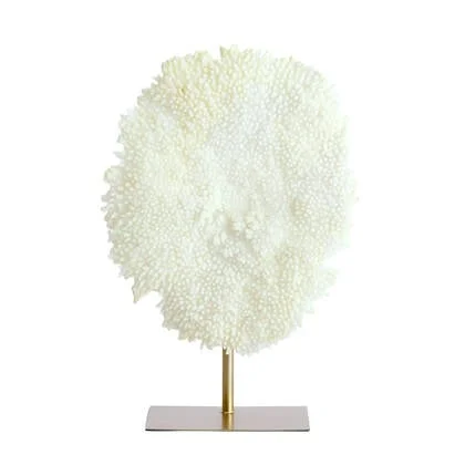 Light & Living - Ornament CORAL - 46x20x69cm - Wit