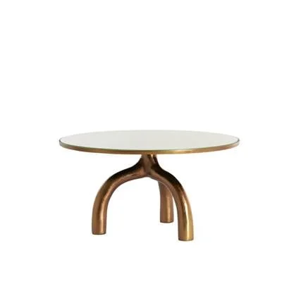 Light & Living Salontafel Mello - Bruin - Ø76cm