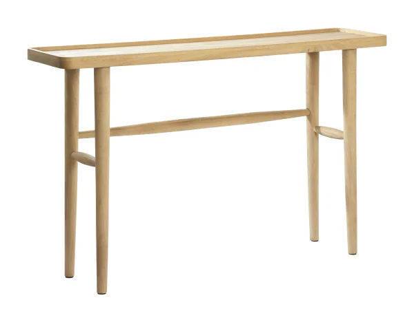 Light & Living Sidetable Qiano Mangohout, 120cm - Naturel