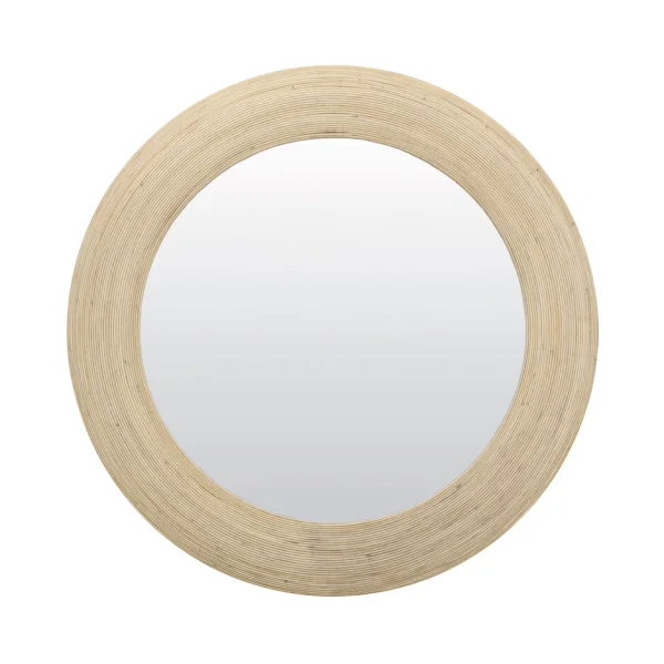 Light & Living Spiegel Piedre Ø109cm, rotan naturel - Rond