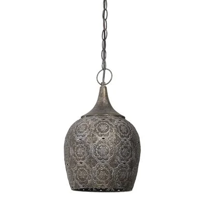 Light & Living Udina Hanglamp ¯31,5x45,5 cm - bruin goud