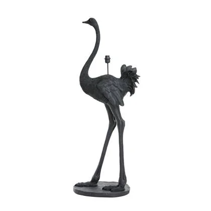 Light & Living - Vloerlamp OSTRICH - 62x50x146.5cm - Zwart