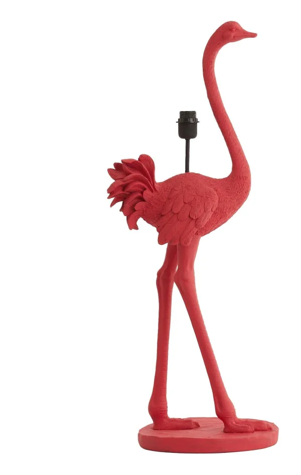 Light & Living Vloerlamp Ostrich 95cm hoog - Roze