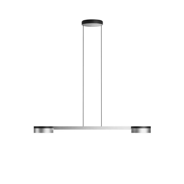 Light-Point - Blade S2 Slim Hanglamp Matt Black/Satin Silver