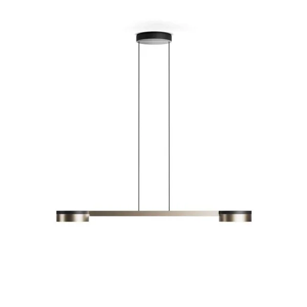 Light-Point - Blade S2 Slim Hanglamp Matt Black/Silver Gold