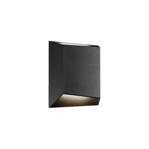 Light-Point Facet W2 muurlamp black