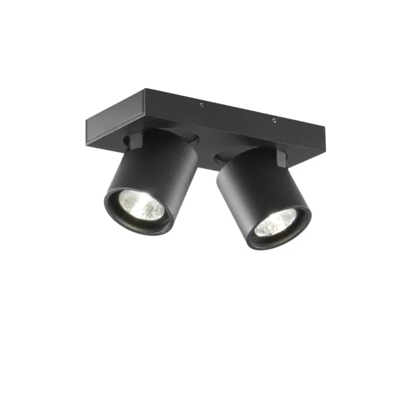 Light-Point Focus 2 muur- en plafondlamp black, 2700 kelvin