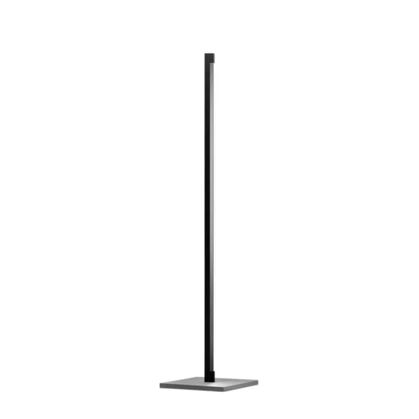 Light-Point - Inlay F1 Linear Vloerlamp Satin Matt Black/Satin Silver